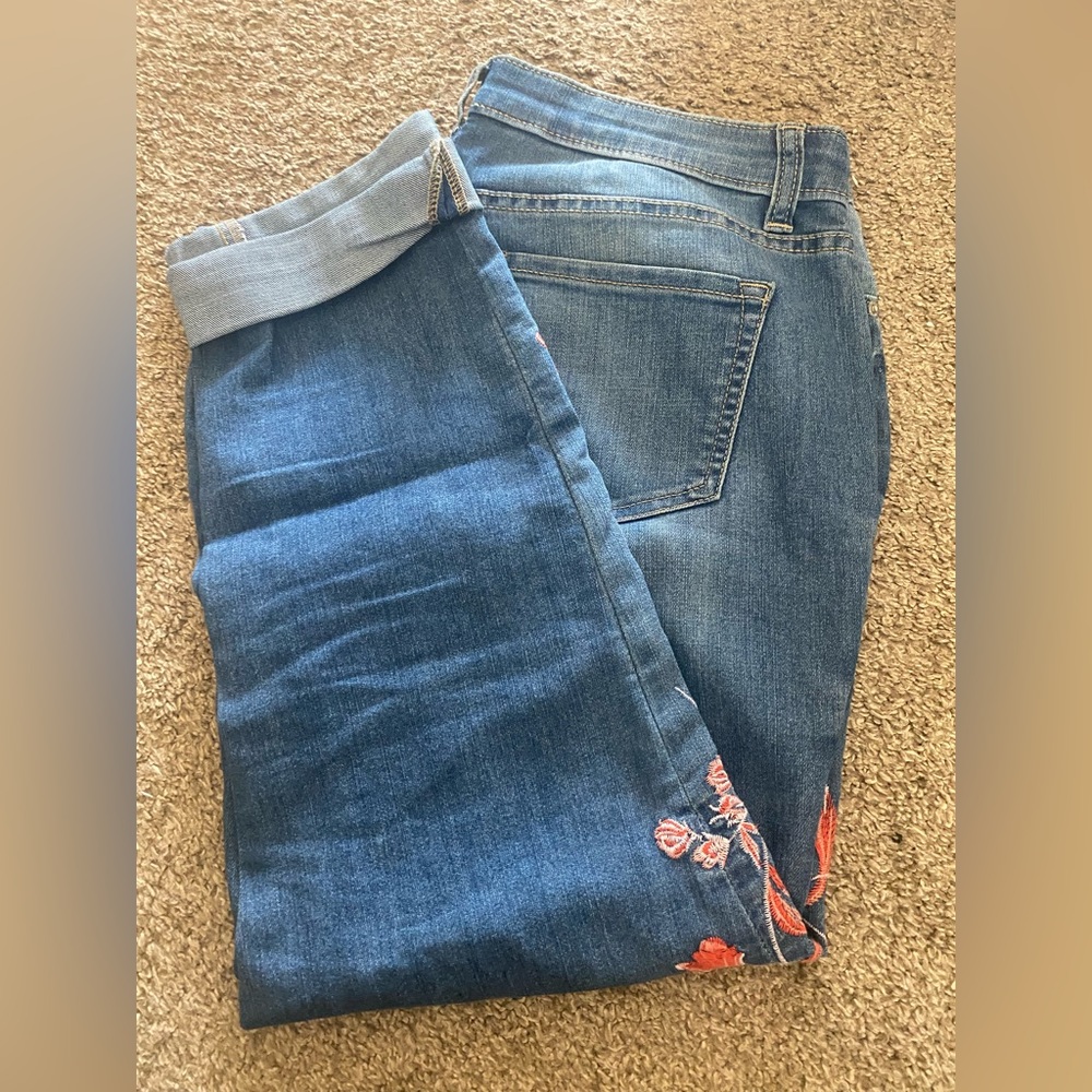 Embroidered jeans